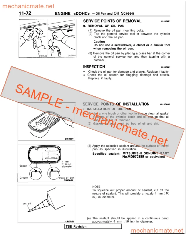 Mitsubishi Galant Workshop, Service and Repair Manual PDF (1987-1993)