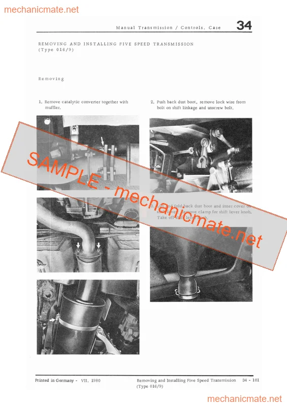 Porsche 924 Workshop, Service and Repair Manual PDF (1976-1988)