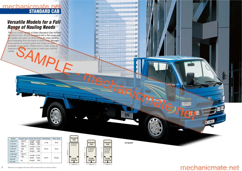 Daihatsu Delta Workshop, Service and Repair Manual PDF