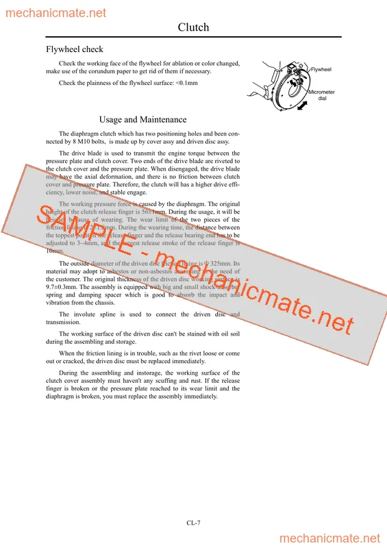 Dongfeng DFA1101GZ5AD6J-907 Service Repair Manual PDF (2006)