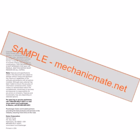 Eaton 2-A-92 Workshop, Service and Repair Manual PDF (N/A)