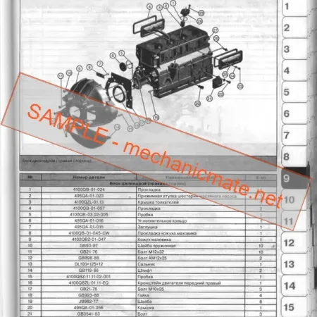 FAW/BAW BJ1044/BJ1065/CA1041 Service & Parts Manual PDF