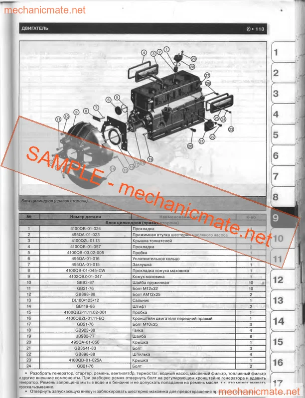 FAW/BAW BJ1044/BJ1065/CA1041 Service & Parts Manual PDF