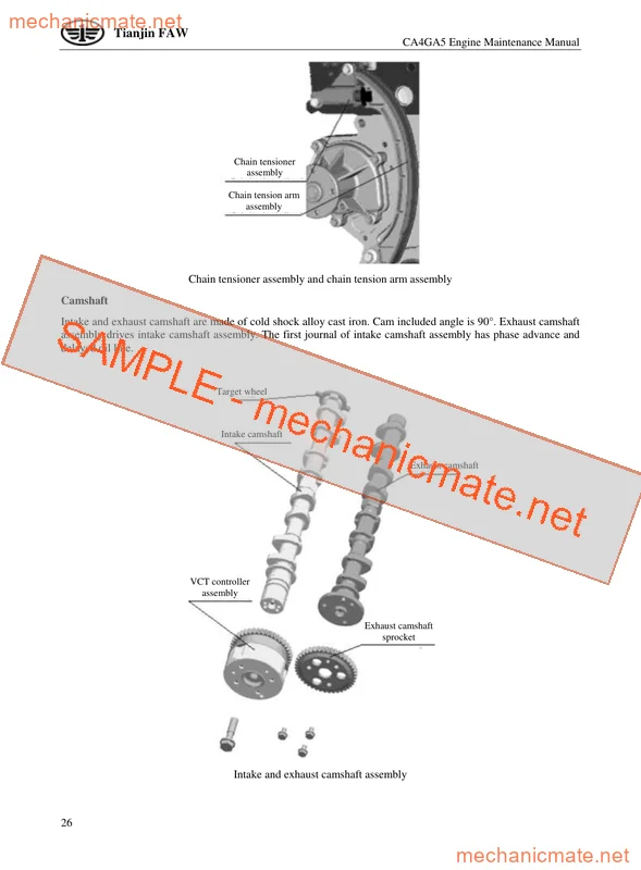 FAW CA4GA5 Workshop, Service & Repair Manual PDF (All Years) 2 FAW CA4GA5 Workshop, Service & Repair Manual PDF (All Years) - Image 2