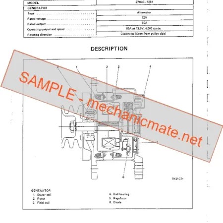 Hino W06D-TI Workshop, Service and Repair Manual PDF