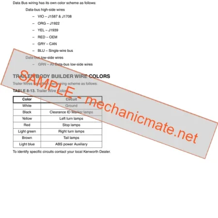 Kenworth T170/270/370 Hybrid Body Workshop Manual... (2011+)