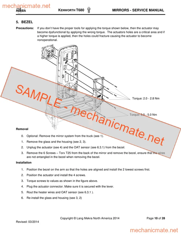 Kenworth T680 Workshop, Service and Repair Manual PDF (2014) 2 Kenworth T680 Workshop, Service and Repair Manual PDF (2014) - Image 2