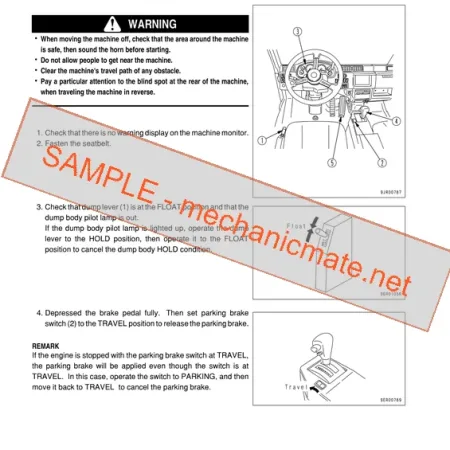 Komatsu Galeo HM350-1 Workshop Service Repair Manual PDF
