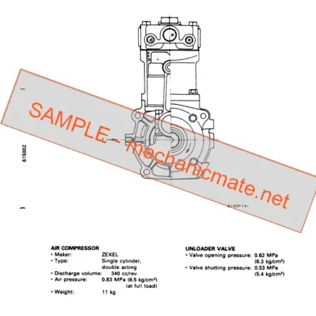 Komatsu SA6D125-2 Workshop Service Repair Manual PDF (2003)