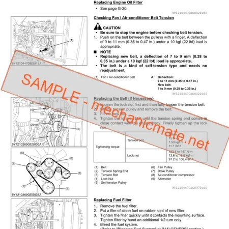 Kubota M130X Workshop, Service and Repair Manual PDF (2014)