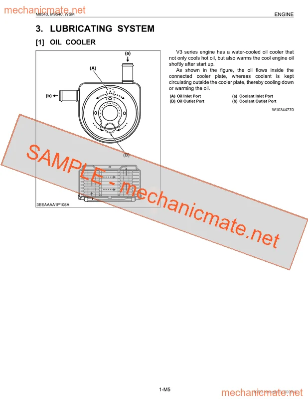 Kubota M8540 M9540 Workshop Manual PDF (2009) 2 Kubota M8540 M9540 Workshop Manual PDF Sample Page 1 - Technical Specifications Preview