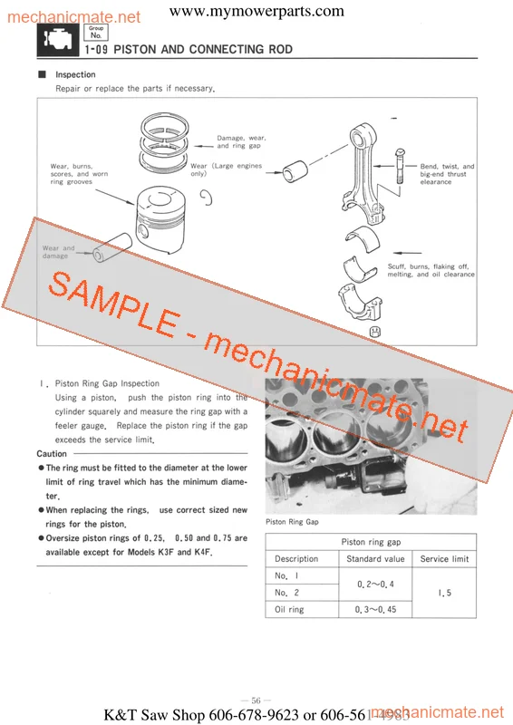"Mitsubishi K3M/K4M Tractor Service & Repair Manual PDF"