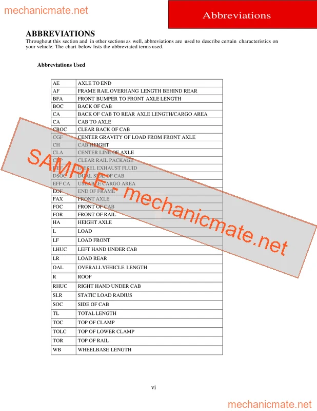 Peterbilt 220 Body Workshop, Svc & Repair Manual PDF (2017)