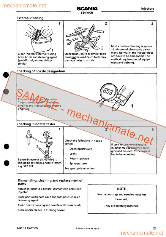 Scania 3 Series Workshop, Service and Repair Manual PDF