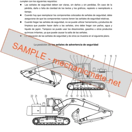 XCMG XE230/XE250C Workshop, Service and Repair Manual PDF