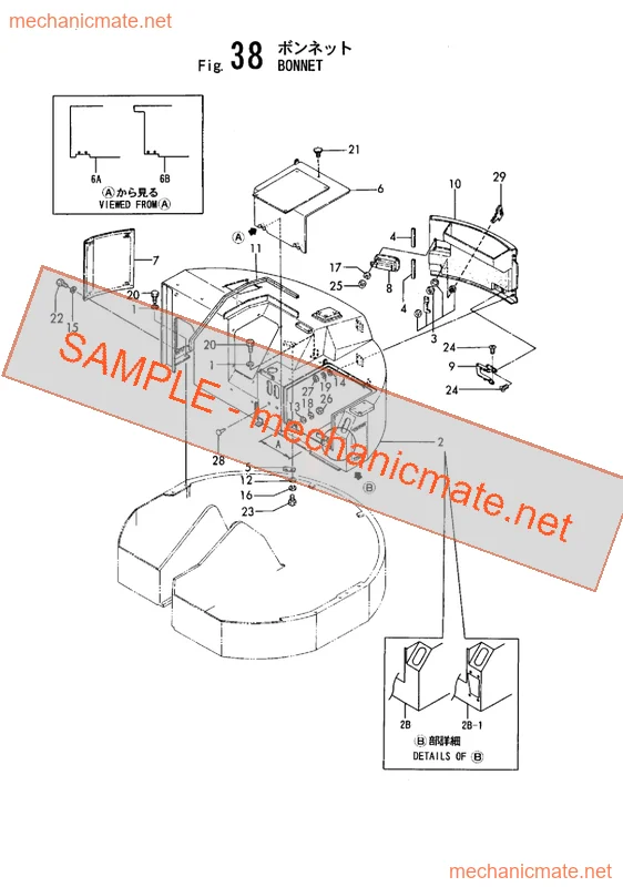 Yanmar B3 Parts, Wiring & Electrical Manual PDF