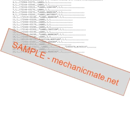 Yanmar B6-3P-C Parts, Wiring & Electrical Manual PDF