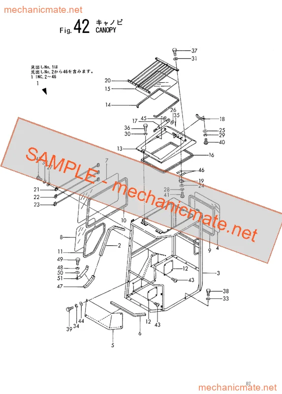 Yanmar B7 Excavator Parts, Wiring & Electrical Manual PDF 2 Yanmar B7 Excavator Parts, Wiring & Electrical Manual PDF - Image 2