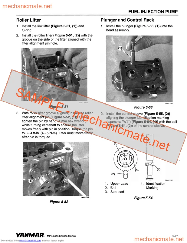 Yanmar MP Series Workshop Service & Repair Manual PDF